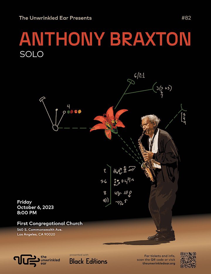 LA folks: we highly encourage you to attend this Anthony Braxton solo performance on Friday. eventbrite.com/e/anthony-brax…