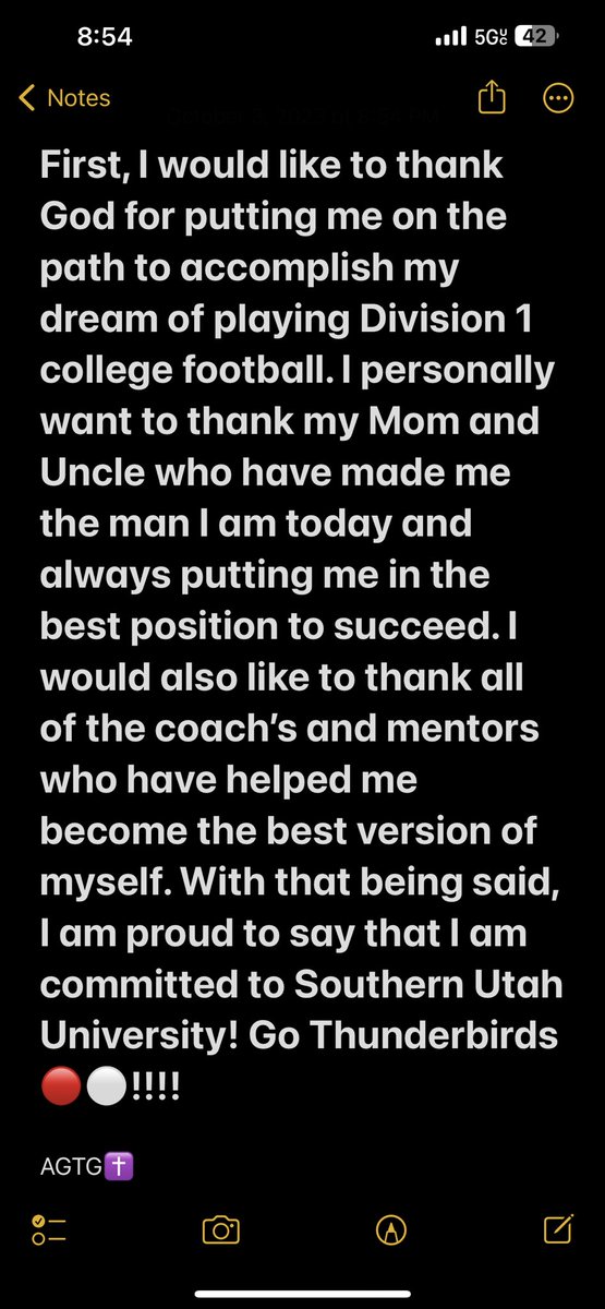Krush Sowers (@krush_sowers) on Twitter photo COMMITTED!!!!! All glory to God!!✝️
Go Thunderbirds!!!!🔴⚪️
<a href="/delanefitz/">DeLane Fitzgerald</a> <a href="/OlineCoachWhite/">Coach Matt White</a> <a href="/coachtyehiatt/">Tye Hiatt</a> COMMITTED!!!!! All glory to God!!✝️
Go Thunderbirds!!!!🔴⚪️
<a href="/delanefitz/">DeLane Fitzgerald</a> <a href="/OlineCoachWhite/">Coach Matt White</a> <a href="/coachtyehiatt/">Tye Hiatt</a>