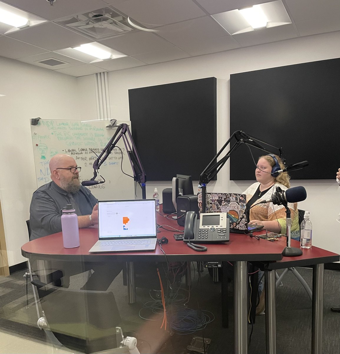 A big thanks to <a href="/shaun_cameron/">Shaun Cameron - Councillor, City of Brandon 🇨🇦</a> for joining our election coverage tonight! 11PM and Brandon West is still too close to call.