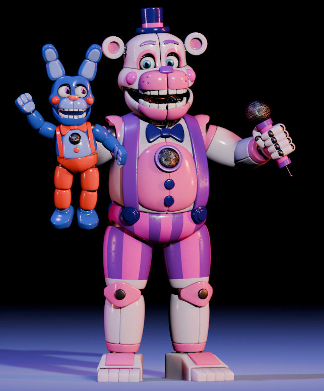 Funtime Freddy V4 - Model by me - fivenightsatfreddys