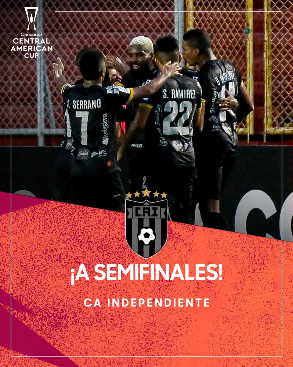 ¡El primer semifinalista de #CopaCentroamericana es <a href="/CAIPanama/">Club Atlético Independiente</a>! 👏