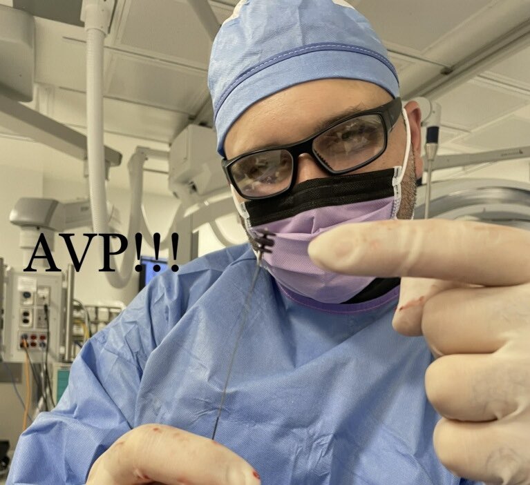 drmomani's tweet photo. When you ask for an AVP during a #PVL closure and your staff ready to be done after a long #SHD day and give you an MVP π€£ #bestcathlabstaff @UnivHealthSA @UTHealthSAValve #bestnurses #bestCVtechnologists I love you guys & love the pics I somehow find on my π± after the cases! https://t.co/bVLhGU1Xxd
