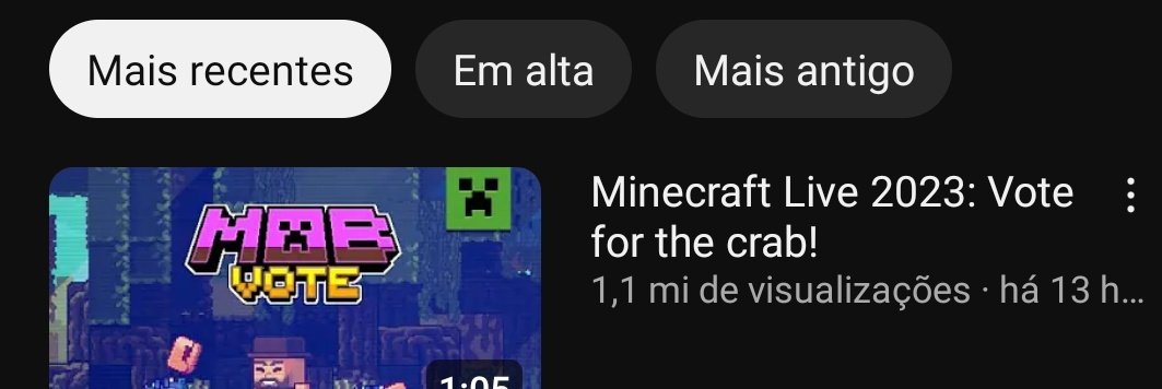 VAZOU! GANHADOR DO MINECRAFT MOB VOTE 2023!! 