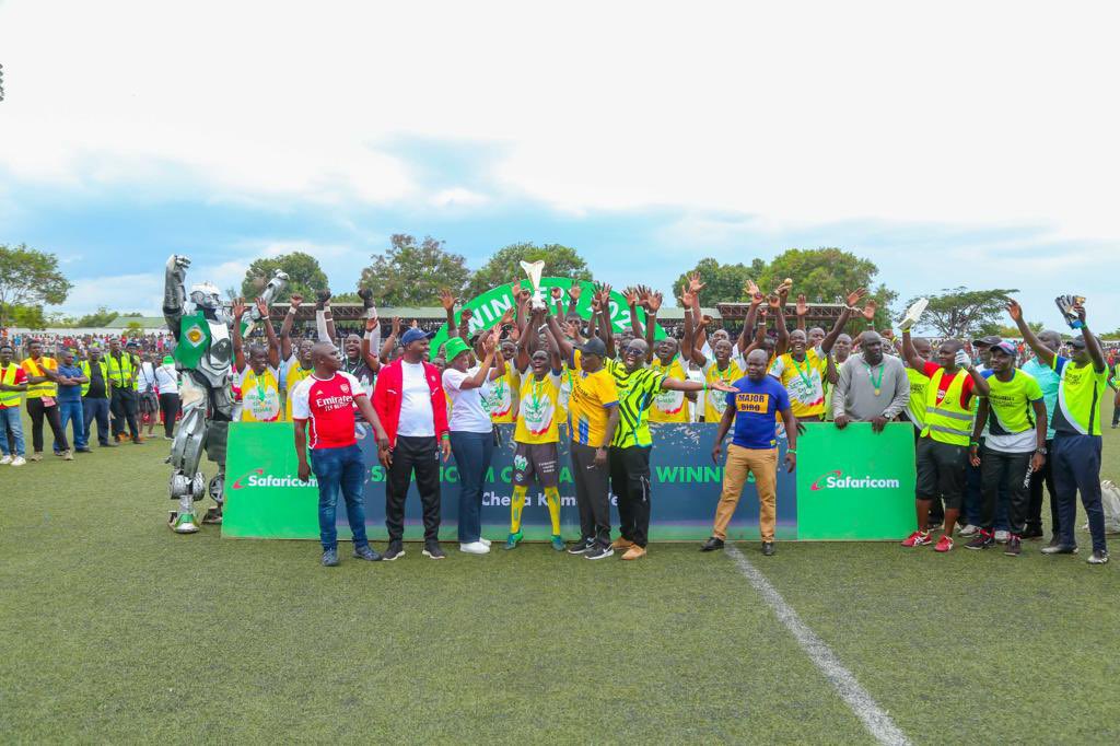 We had an electrifying time at the #SafaricomChapaDimba Nyanza Regional Finals last weekend! The atmosphere was charged with excitement as Plateau Queens and Obunga FC battled it out to clinch their spots in the National Finals. 🏆🔥