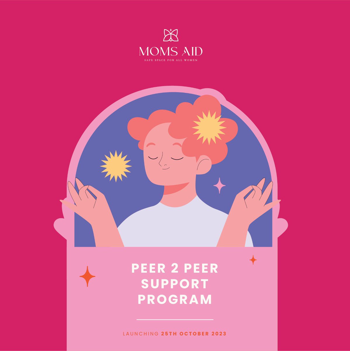 Moms_Aid's tweet photo. 🌟 Introducing Moms Aid's Peer2Peer Support Program for Women! 🌟 

Starting October 25th, 2023, we're here for you, offering a safe haven to navigate birth trauma, motherhood challenges, and domestic violence. https://t.co/LXDszzNcNn