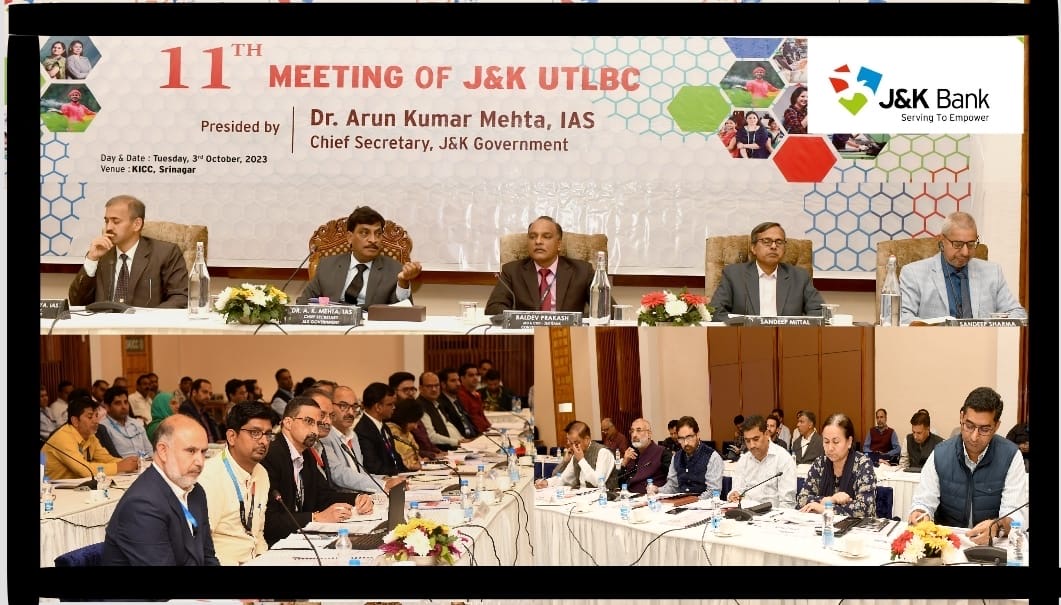 RisingKashmir's tweet photo. #CSMehta chairs 11th UT-Level #Bankers’ #Committeemeet
@OfficeOfLGJandK @diprjk
@JandKBank
https://t.co/9XsY6eOOkp https://t.co/Vl0YLupNis