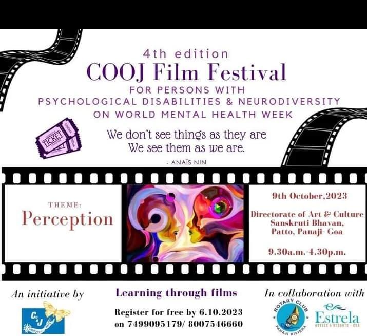 Films have a way of depicting life events which allow d viewer to identify with situations&amp;relate these to our circumstances.The insights &amp; emotional learning gained is what the "COOJ Annual Film Fest" for people with psychological difficulties and neurodiversity hope to achieve.