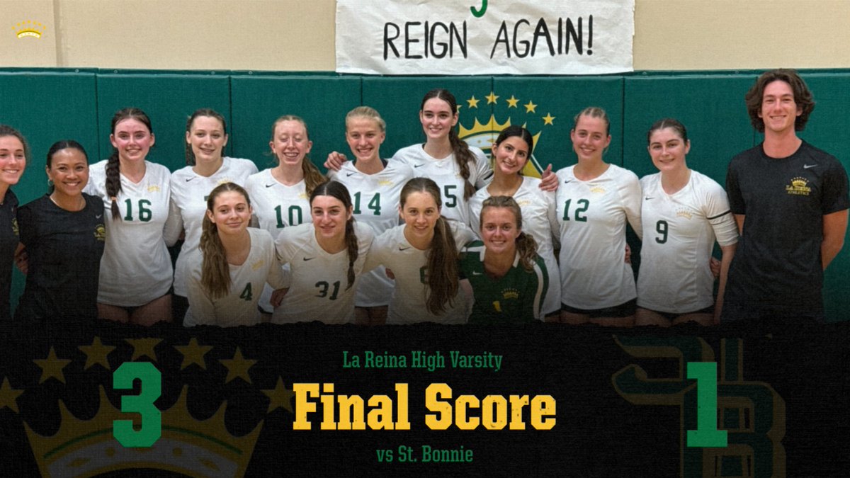 Regents defeat a tough St. Bonnie team in 4 in a competitive match -- 23-25, 25-20, 25-19, 25-20 Regents remain undefeated in TVL play and run overall record to 23-5.  Regents head to Foothill Tech on Thursday.  <a href="/TheAcornSports/">Acorn Sports</a> <a href="/vcpreps/">VC Preps</a>
