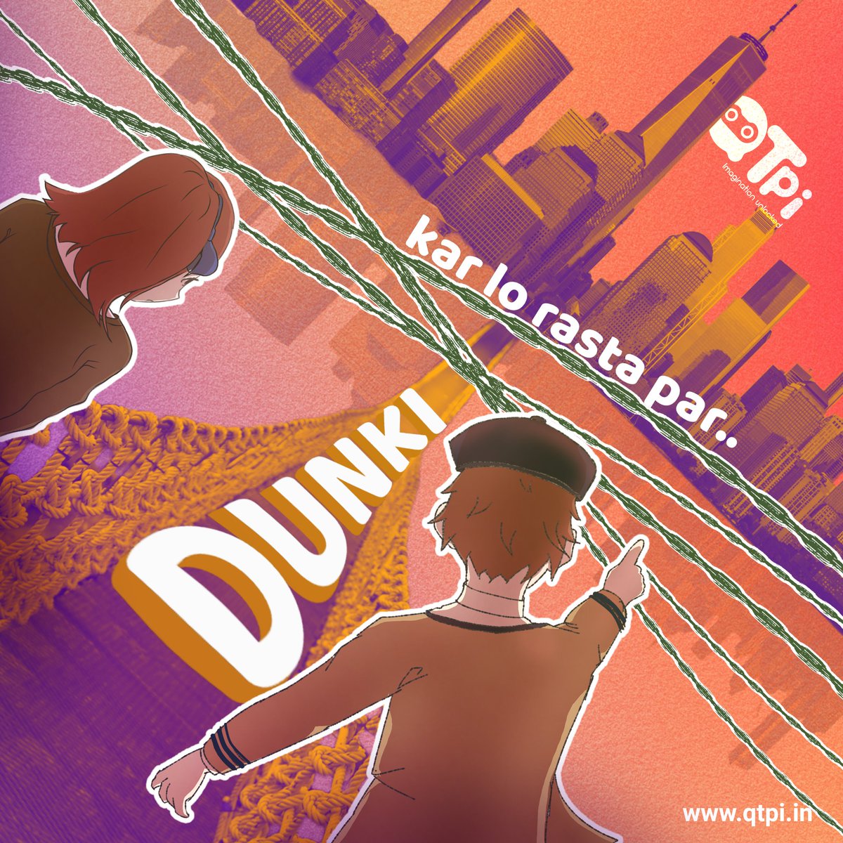 qtpiofficial's tweet photo. Dunki ๐
๐พ Curiosity leads to new discoveries! Our dynamic duo, Qt & Pi, are on the trail of something exciting with their ever-curious minds. Stay tuned for more adventures! ๐ #CuriousQtPi #ExplorationTime #DunkiAdventures #Dunki
#RajkumarHirani #DunkinPromotion
@iamsrk #qtpi https://t.co/ToQWkQuzdK