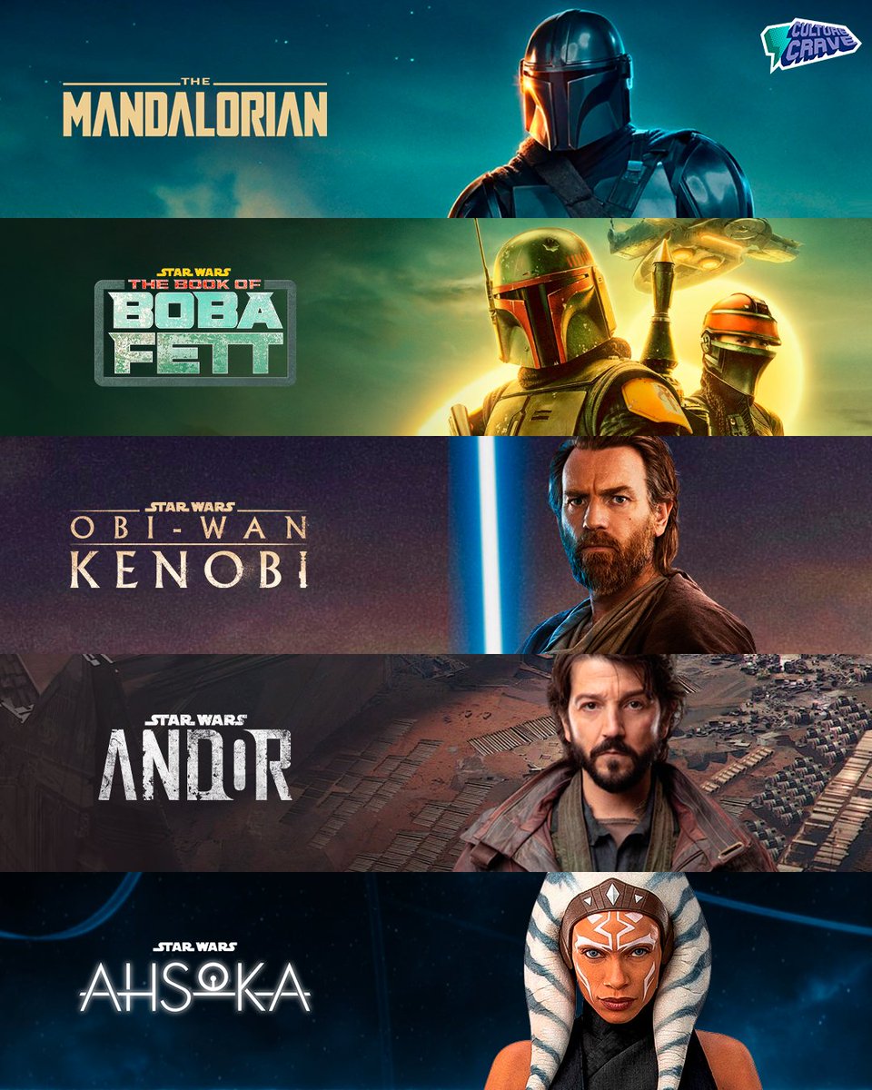 CultureCrave's tweet image. Rank the live-action #StarWars show  📺