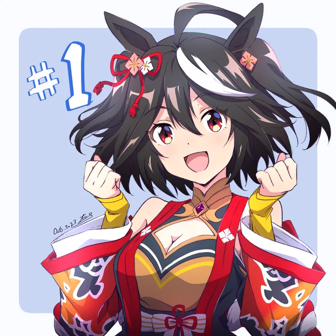 1話は原画で参加させて頂きました。ご視聴ありがとうございました!#ウマ娘3期  #アニメウマ娘 「ダービーはお祭り」 