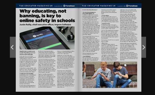 ImperoUS's tweet image. How can smartphones in class be a good thing? Read Justin Reilly’s article in @EducatorMagUK to learn how understanding &amp;amp; accountability can harness the potential of smartphones in class. #ImperoSoftware 
hubs.li/Q024gz240