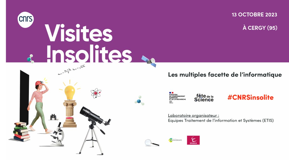 Le rdv annuel de la médiation scientifique revient du 5 au 15/10 autour de la thématique du Sport ! Pendant 10 jours, profitez d'animations scientifiques, culturelles et sportives gratuites et ouvertes à tous. D'ailleurs, le @etislab sera de la partie. ⬇ ensea.fr/fr/fete-de-la-…