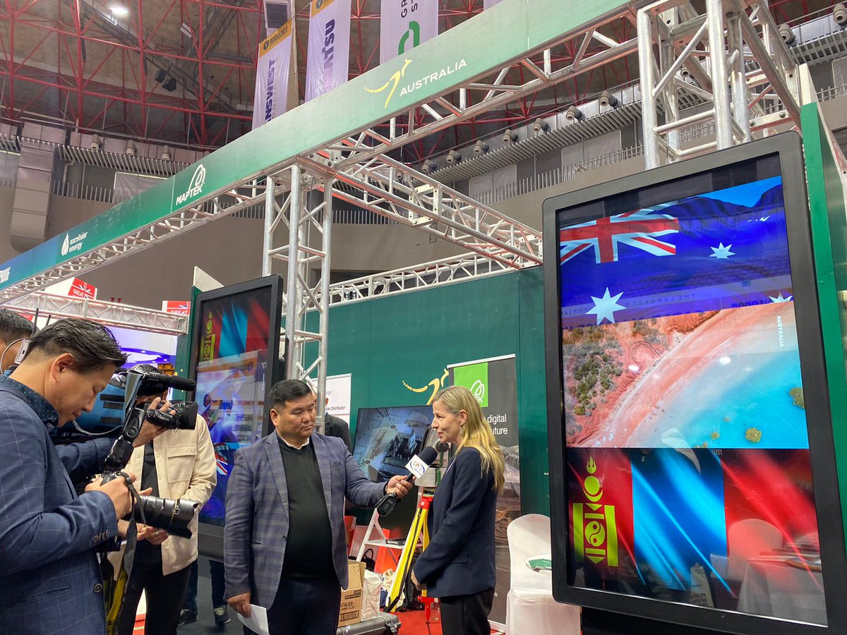 Mongolia Mining 2023 олон улсын уул уурхайн үзэсгэлэнгийн Австралийн павильонд хүрэлцэн ирж Монгол Улсад ашиглагдаж буй уул уурхайн хамгийн сүүлийн үеийн технологи, үйлчилгээнүүдийн талаар мэдээлэл аваарай.