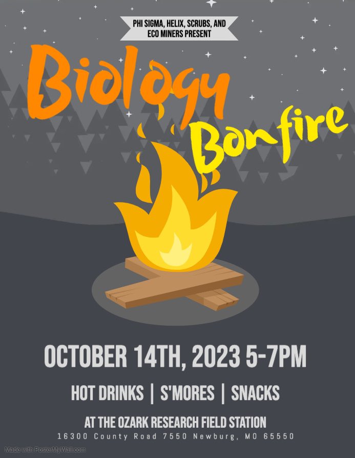 Check out the annual Biology Bonfire! 🔥