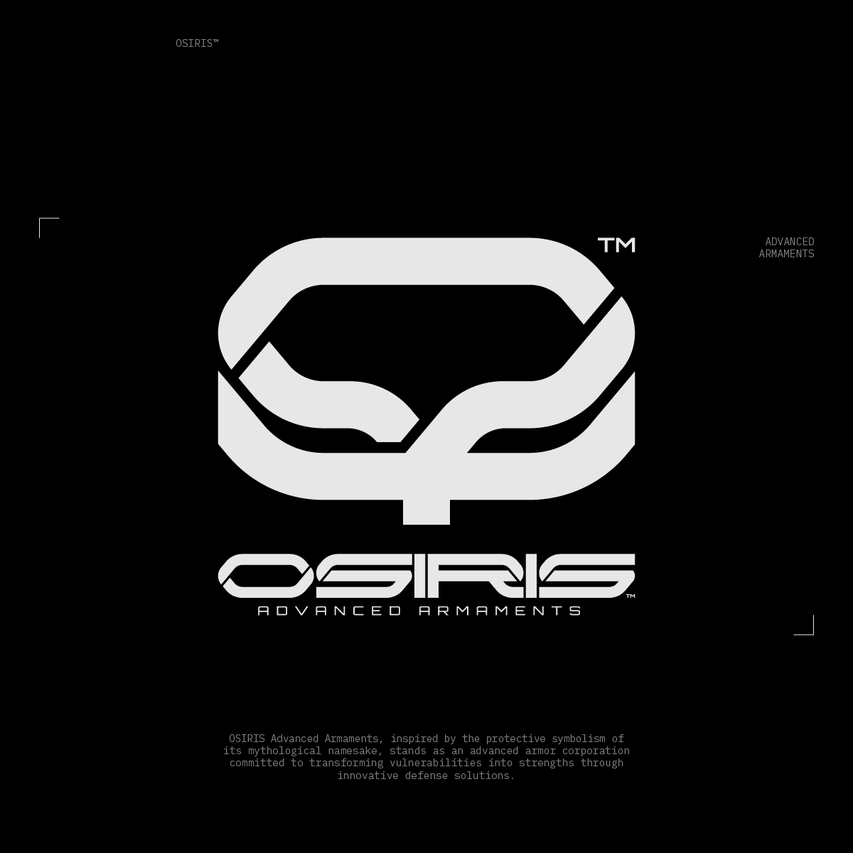hakisystm's tweet photo. OSIRIS™ 
Advanced Armaments 

- 

Fake Corporation Logo 
Designed by @hakisystm
_  

[DM FOR COMMISSION OR COLLAB]  

#logotype #logo #modern #modernlogo #futuristic #futuristiclogo #cyberpunk #cyberpunklogo #fakelogo https://t.co/4MHfQ0FkOg