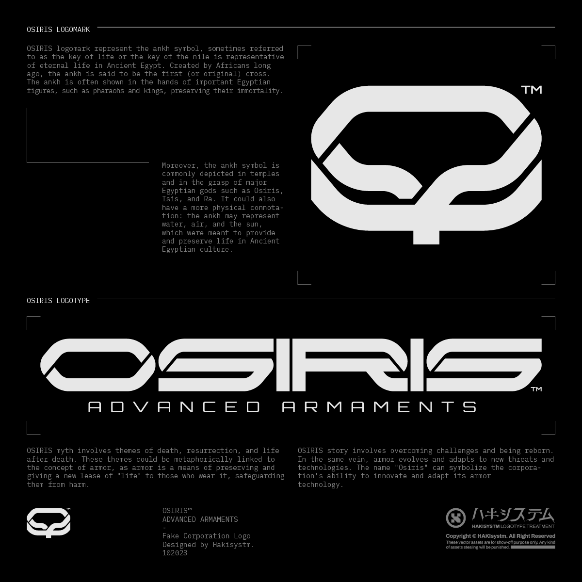 hakisystm's tweet photo. OSIRIS™ 
Advanced Armaments 

- 

Fake Corporation Logo 
Designed by @hakisystm
_  

[DM FOR COMMISSION OR COLLAB]  

#logotype #logo #modern #modernlogo #futuristic #futuristiclogo #cyberpunk #cyberpunklogo #fakelogo https://t.co/4MHfQ0FkOg