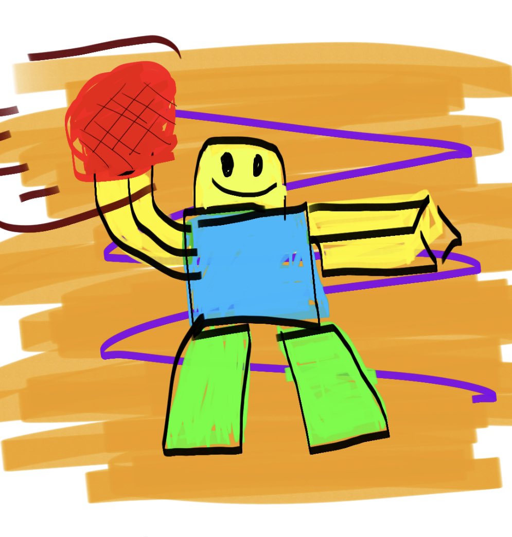 AI Art: roblox noob by @Mailing