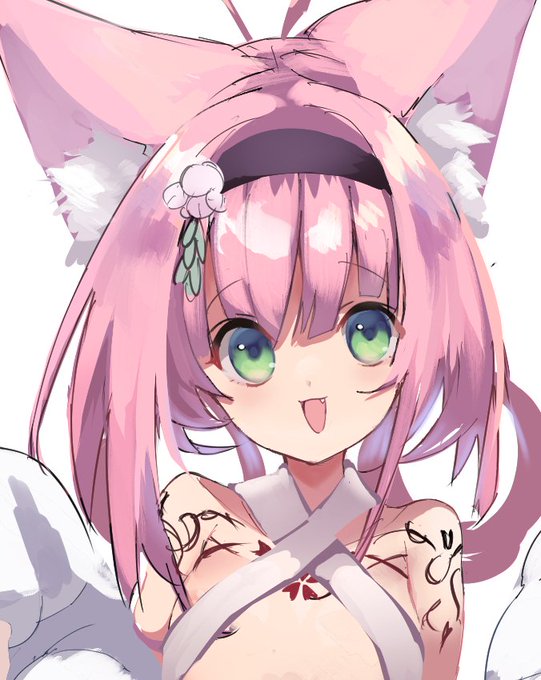 昔の絵を書き直したりして練習しているものの、とてもかわいい顔が出来ている気がする 