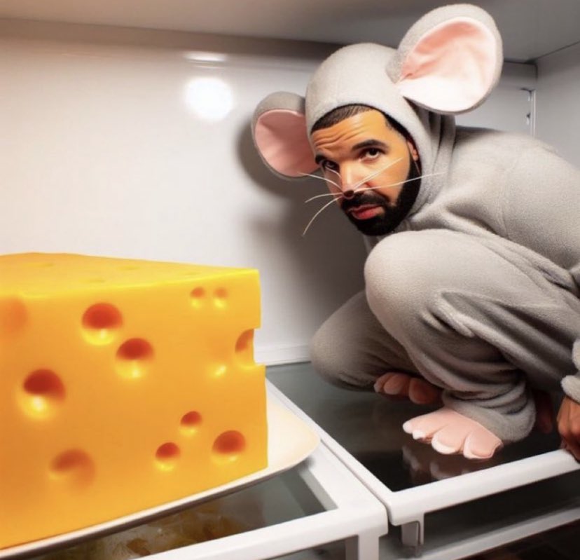 falinecallow's tweet photo. me getting my little piece of cheese as a snack https://t.co/mqDHDpR1JV