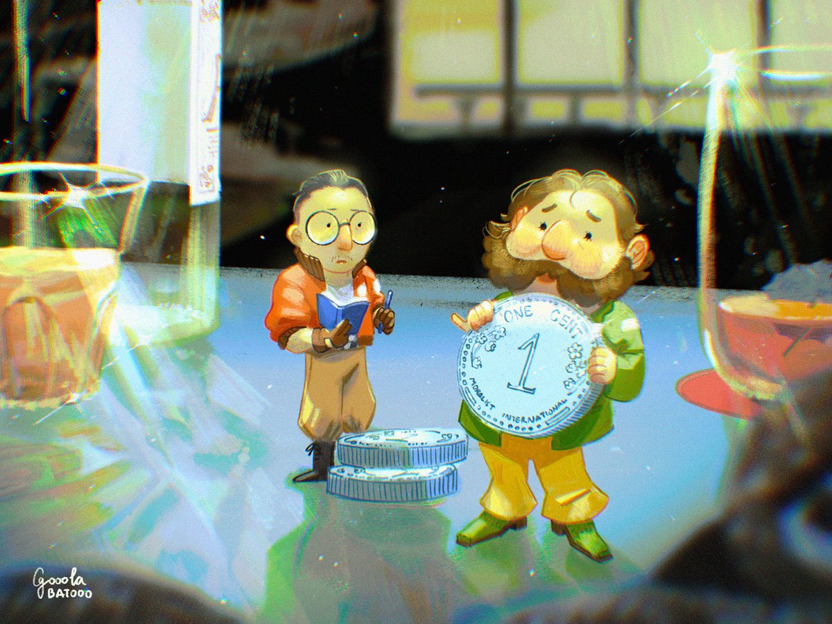 "Is this money?"
everything is the same but they're itty bitty part 2
part 1: x.com/gooolabatooo/s…

#discoelysium #kimkitsuragi #harrydubois #digitalart #digitalpainting