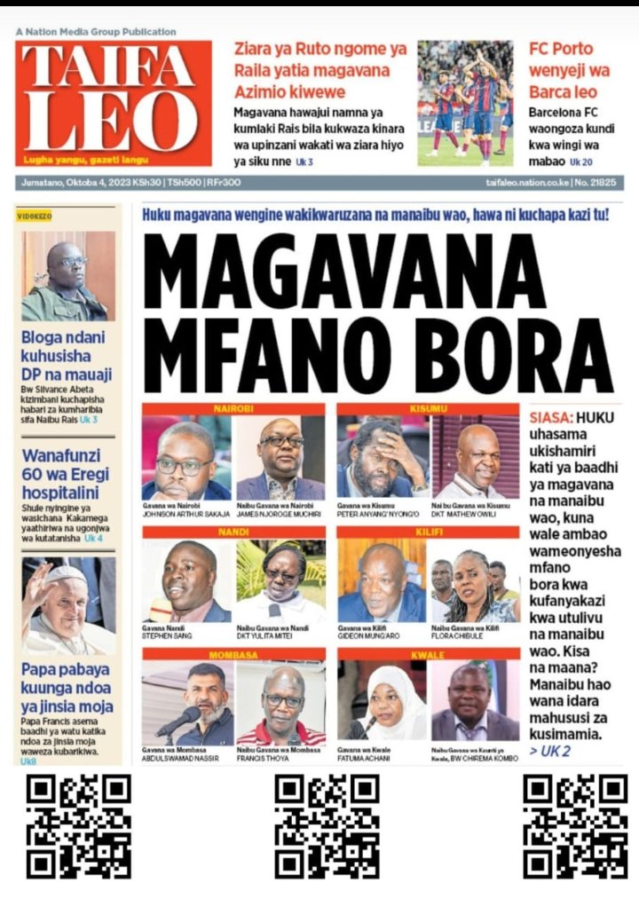 KwetuPR's tweet photo. Nairobi Governor @SakajaJohnson among county CEOs with a cordial and exemplary working relationship with their deputies.
#NatulengeJuu
#TwasongaMbele
#NaiInawork https://t.co/X2JXVvcCPR