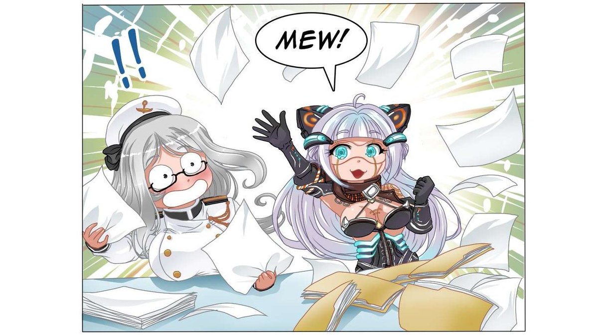 AmbrGlw's tweet photo. Club Amber #14: Just the average day at the admiralty
ft. Valryia Starfyre and Kira Starfyre
#VTuber #4koma #ClubAmber https://t.co/gXlhmHBa64