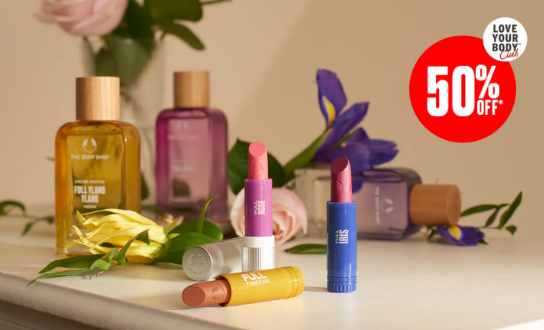 Promo Full Flowers Lip Oil💄

Khusus untuk Member Love Your Body dapatkan diskon 50% untuk produk Full Flowers Lip Oil dengan pembelian Full Flowers Eau De Parfum.

Shop here thebodyshop.co.id/promo-full-flo…
