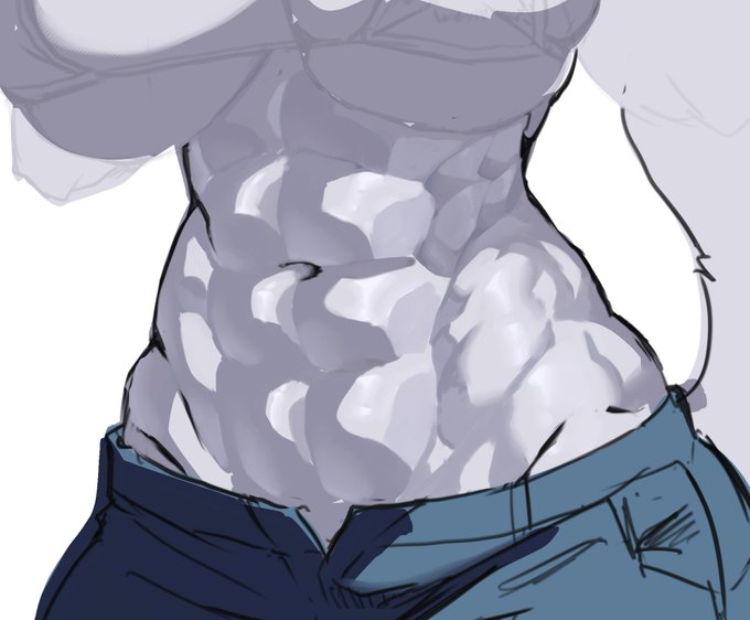 代理さんの何食ったらそんな腹筋になるのシリーズです 