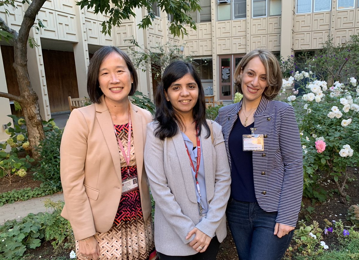 JoyYWu's tweet photo. Celebrating our newest @StanfordEndo faculty @dimpi_desai and @yasamanm16 at the @StanfordDeptMed New Faculty reception https://t.co/x3h59Gwv5F