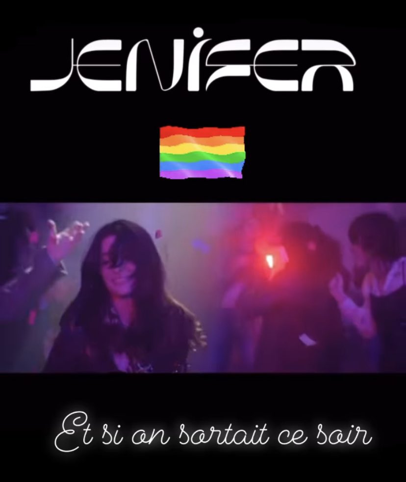 JustJeniferOff's tweet photo. Aujourd’hui la bonne nouvelle, c’est le Nouveau CLIP de @JeniferOfficiel ♥️
« Si on sortait ce soir » 🎶💃🏻 un appel à la liberté, à la tolérance et à l’amour 🫶🏻

RDV à 10h sur l’appli @inlive_group pour le découvrir 🥳 https://t.co/U7fQ9ZTyEK