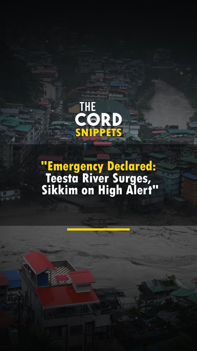 thecord_in's tweet photo. Dzongu in crisis: Teesta's surge hits, bridges vanish. Urgent evacuations and rescue
#Sikkim #Dzongu #Teesta #CloudBurst #Disaster #Danger #Critical #Alert #HighAlert #NorthSikkim #SouthSikkim #StafSafe #TheCordBharat #TheCordSnippets https://t.co/d9vpYpxppt