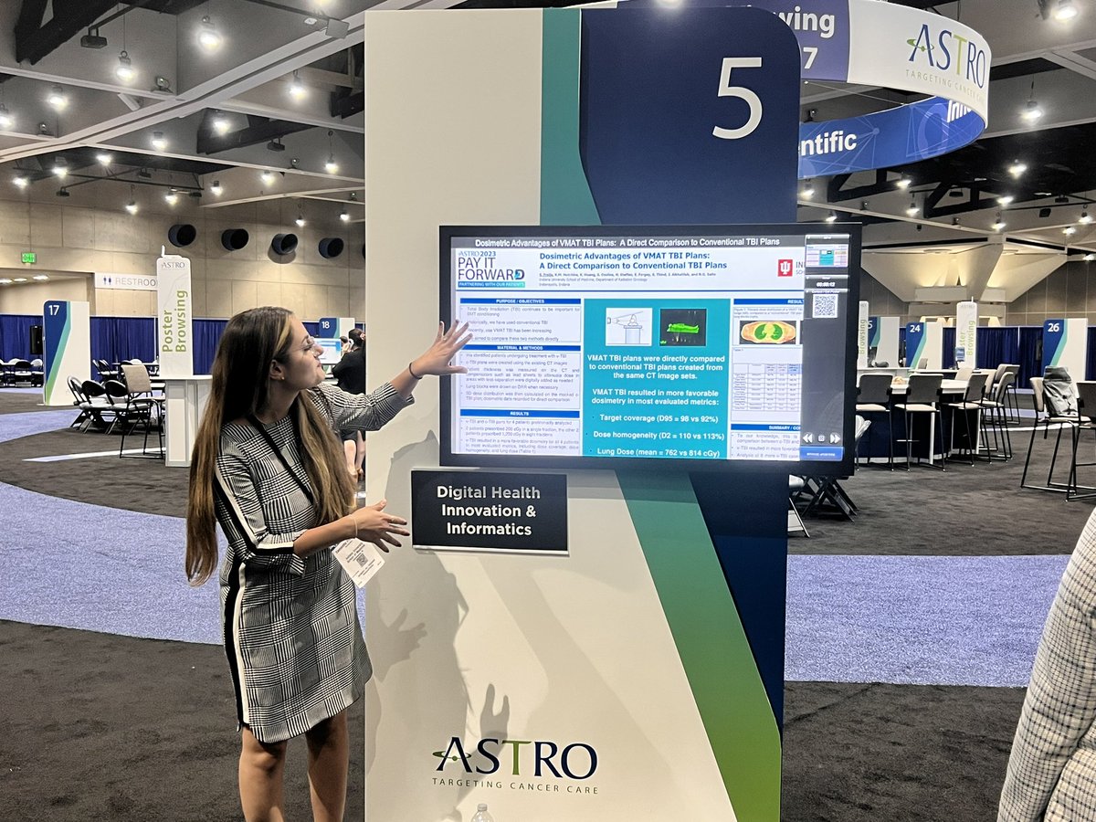 May F. Elbanna (@mayelbannamdphd) on Twitter photo Great talk today by my co-resident and BFF 👯♀️ Dr. Samantha Freije on the dosimetric advantages of VMAT based TBI .. so exciting to see many of us at #ASTRO2023 <a href="/IUradonc/">IU Radiation Oncology</a> Great talk today by my co-resident and BFF 👯♀️ Dr. Samantha Freije on the dosimetric advantages of VMAT based TBI .. so exciting to see many of us at #ASTRO2023 <a href="/IUradonc/">IU Radiation Oncology</a>