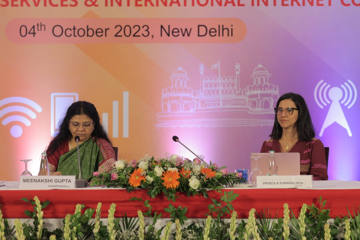 TRAI's tweet image. We kickstart the ITU workshop with our first session &quot;Cost components for data services and main factors affecting the affordability of data services.&quot; The session is moderated by Mrs. Meenakshi Gupta, Acting Chairperson, (TRAI) via @TRAI @ITU #DataServices #ITUWorkshop