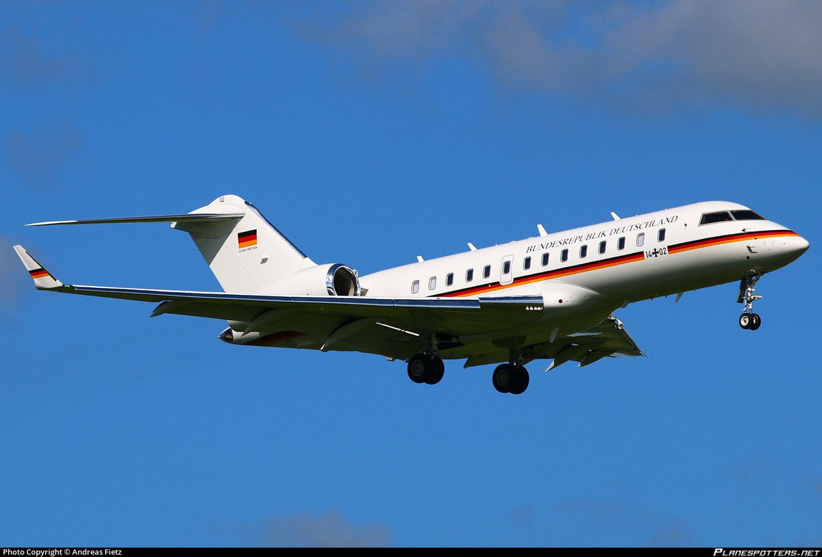 LebanonJets's tweet photo. #Military: 14+02 #Luftwaffe #GermanAirForce Global 5000 #GAF676 with hex #3F4E27 started the morning in #Koln #Bonn then #Berlin now headed to #Beirut expected to spent 1 night then head back Thu night. Hidden from tracking & fully invisible on FR24 https://t.co/0pv6U08T84 https://t.co/Z1oBhKhe5o