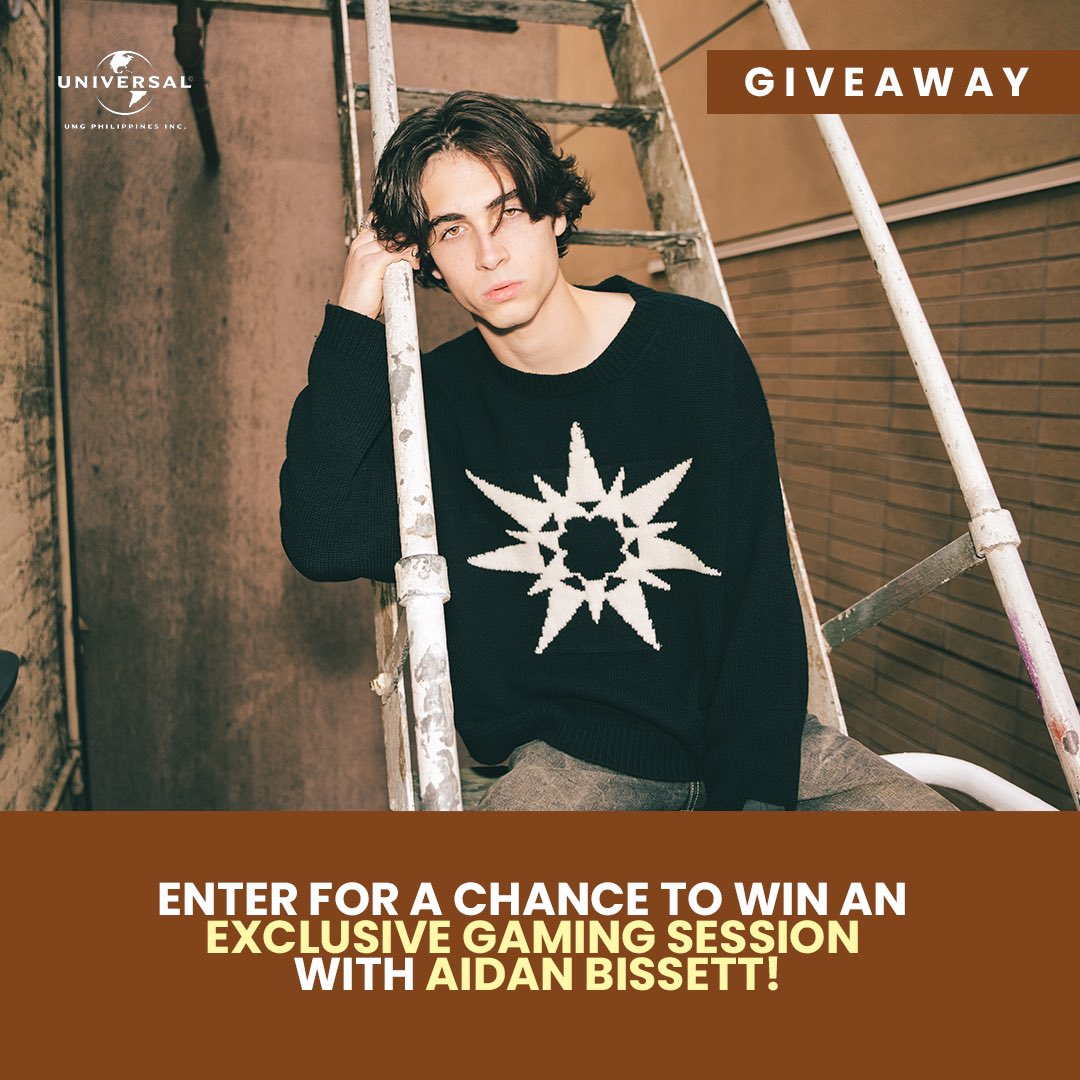 ‼️GIVEAWAY ALERT‼️ Get a chance to score a gaming session with #AidanBissett 👾 just fill out the details on the link below to secure your entry! Good luck besties! 🫶🏻 

Link: competition.umusic.com/aidan-ph-givea…