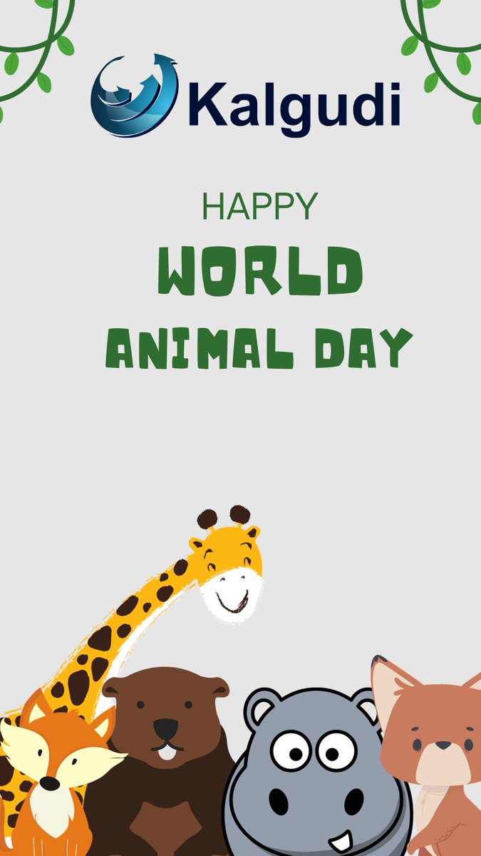 Happy World Animal Day! 🌍🐾 Let's take a moment to appreciate the amazing creatures that share our planet. From cuddly pets to majestic wildlife, they bring so much joy and wonder to our lives 
.
.
.
#AnimalsMatter #LoveForAnimals #ProtectOurWildlife #AnimalConservation 🌍