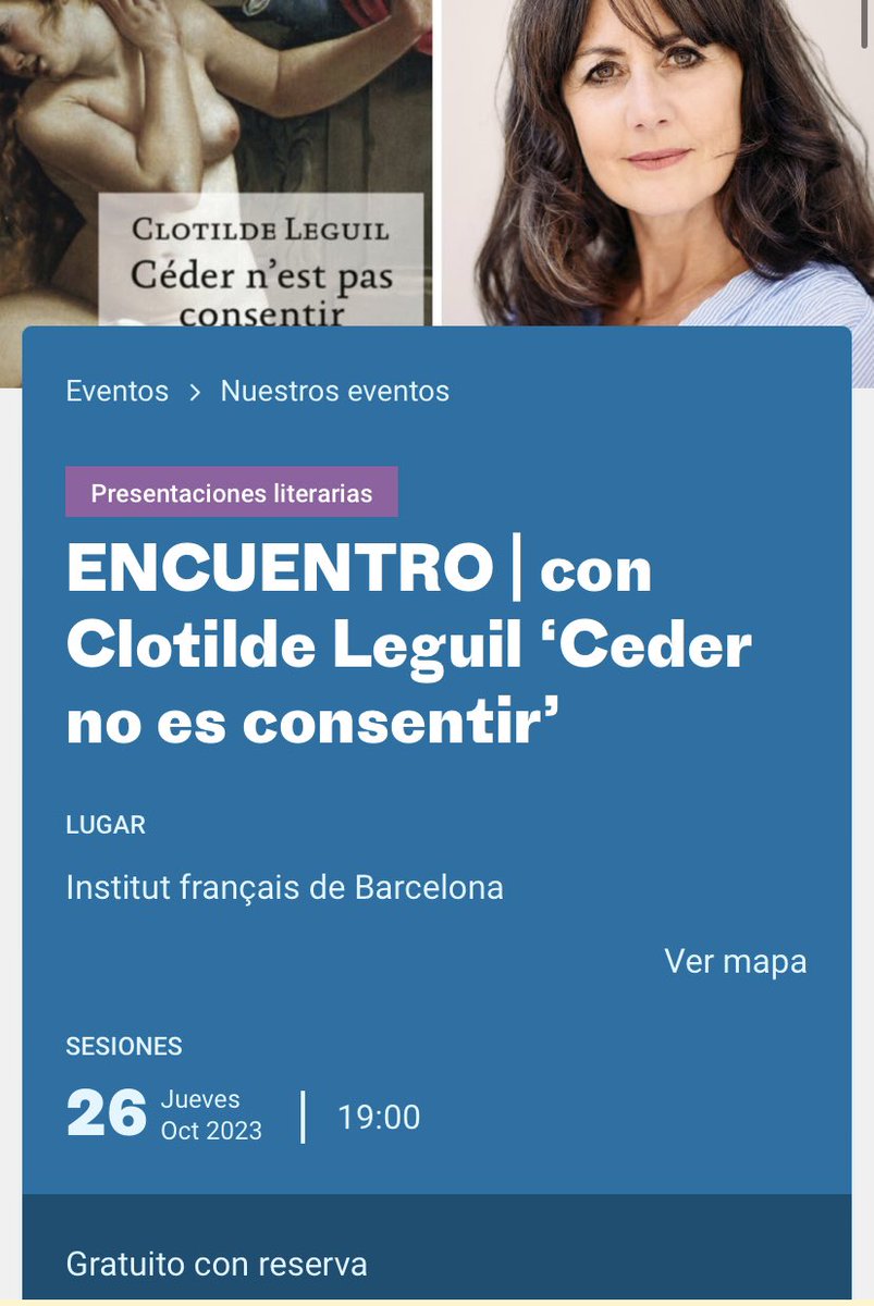 SilviaGrases's tweet photo. Atención: es el 26 de octubre a las 19 h. https://t.co/iJE5xA1PQL