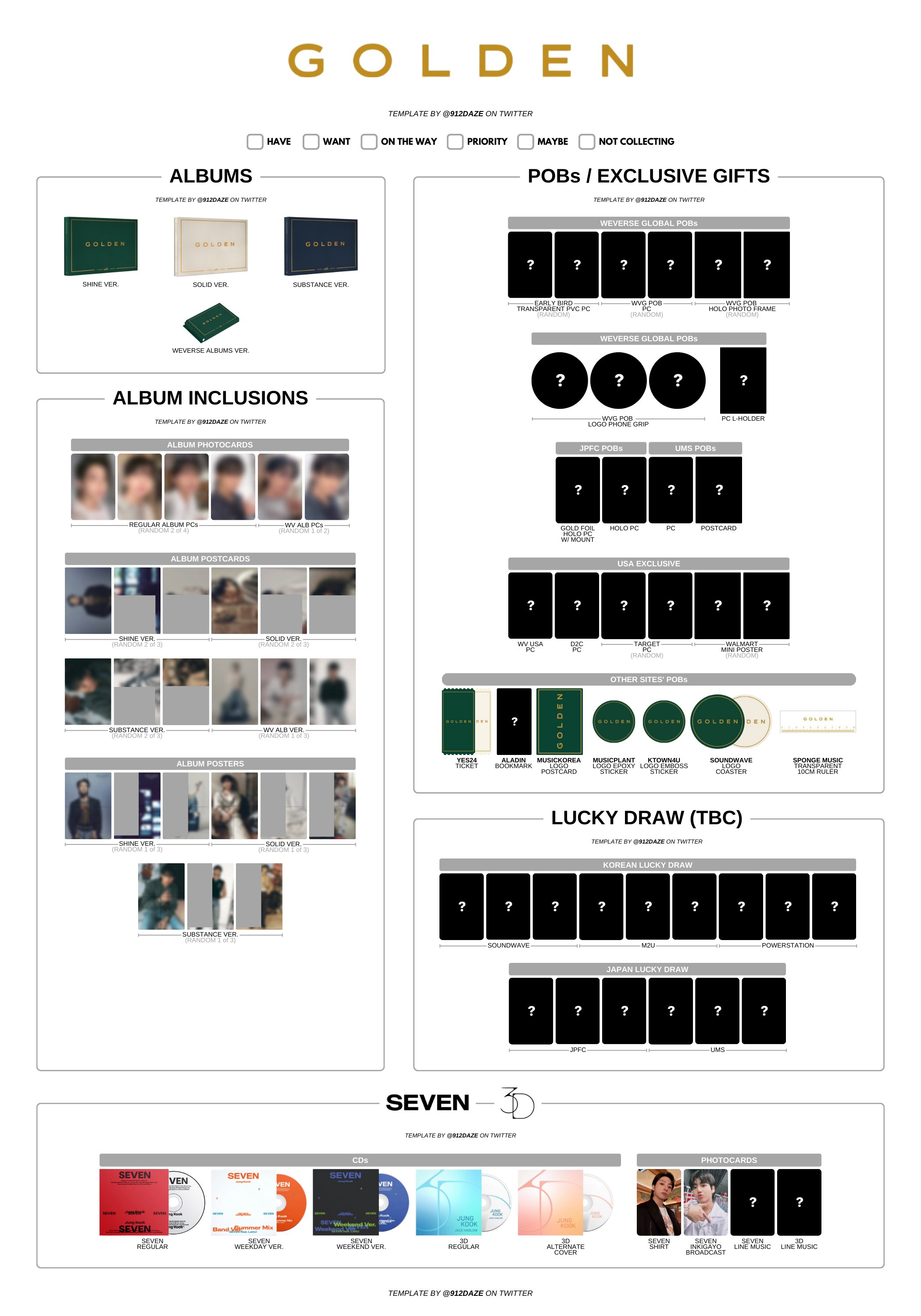 jungkook GOLDEN jpfc 購入特典トレカ - アイドル