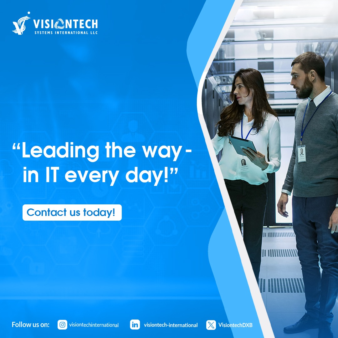 Partner with Visiontech for reliable support and unmatched IT solutions
 #ITSupport #ITConsulting #DigitalSolutions #TechnologyLeaders