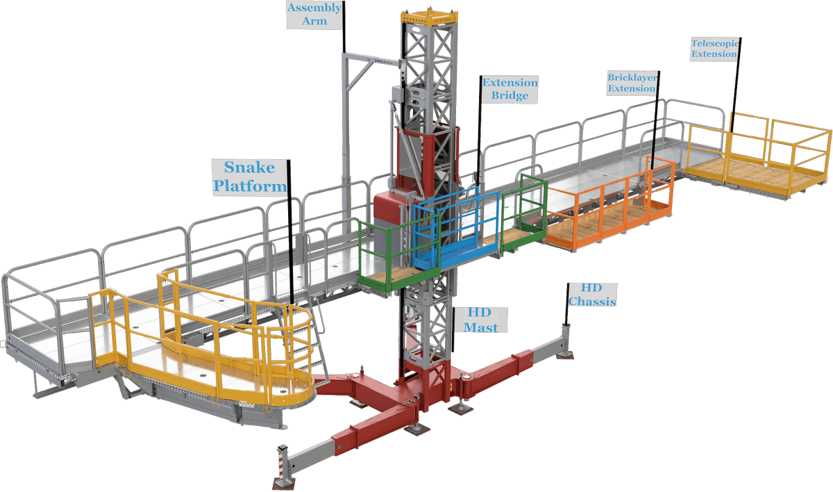 ScanclimberOy's tweet photo. SC10000: The pinnacle of lifting! Driven by dual 5.5 kW motors, lifts smoothly at 7 m/min. It's got a 10,000 kg  capacity &amp; stretches to 48.6m. Reach heights of 150m+ with special anchoring &amp; add-ons.
Contact us or Learn more: https://t.co/lFWbt9soYO
#SCANCLIMBER #SC10000 #MCWPs https://t.co/BJFJN7RtfY