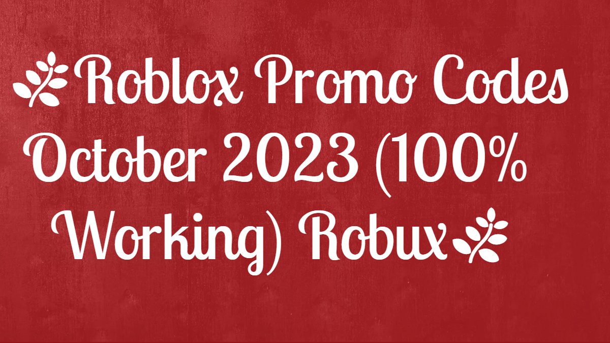 Roblox Promo Code October 2023 (100% Working) Robux 50offpromocode.com/roblox-promo-c…👈 #Roblox promo codes provide players with free clothes, cosmetics, and items, so make sure to redeem these codes for free stuff.🌿WorldAlive🌿– Redeem code for a free Crystalline Companion. #RobloxUGC
