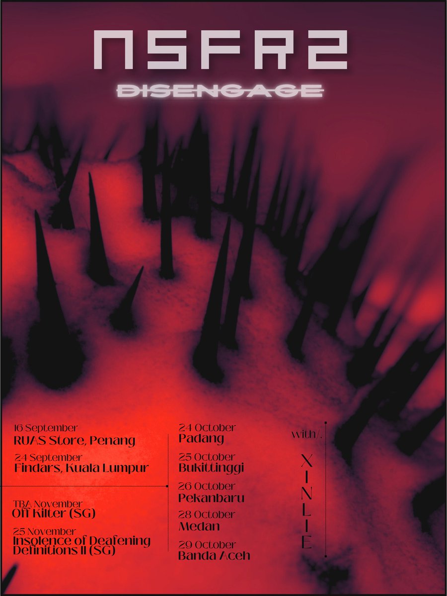 DiscoDitto's tweet photo. Hello fwens, my industrial techno project is playing Sumatra with Xin Lie and Su66en9 soon!
https://t.co/vgbXib2tu5
https://t.co/oqcUybsh36 https://t.co/2qOPwlIjOr