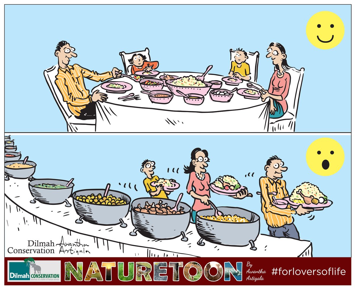 ClimateActionLK's tweet photo. Did you know that more than half food at a buffet is tossed into #waste bins?😐 
Globally, one-third of food is wasted, causing environmental and #foodsecurity challenges (FAO). Also #foodwaste accounts for 19% of #landfillwaste and produces #GHG creating #Methane gas. https://t.co/KIsMuJuz3Y