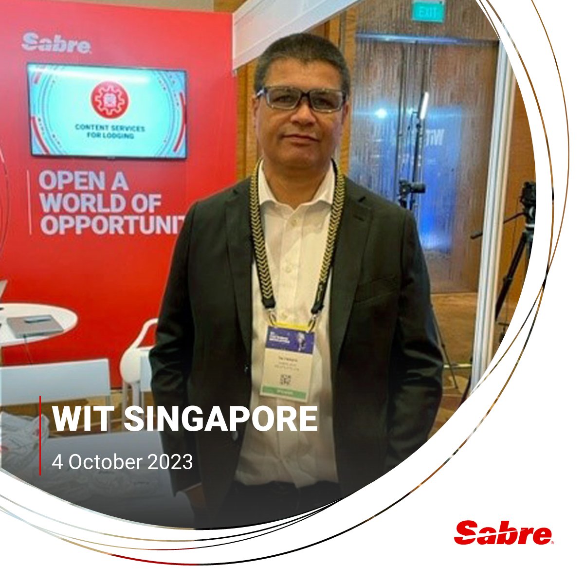 It's the final day at WiT but it's not the end! Be sure to join us later at 4.25pm, where Tai Parata will be speaking on the panel on the topic "Flight Revolution &amp; How It Affects The Travel Value Chain". 

#WiT2023 #Singapore #Sabre