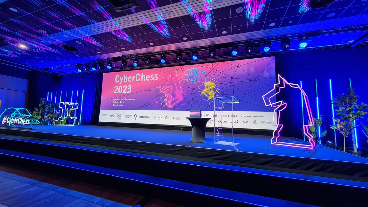 certlv's tweet image. 1/2 Kiberdrošības konference #CyberChess2023 ir sākusies! 🎉

Seko līdzi mums arī tiešraidē:
➡ CyberChess 2023 / OMEGA Hall: youtube.com/live/iZLf2_JFR…

➡ CyberShock 2023 / BETA Hall: youtube.com/live/8Dv5DPJb7…

➡ Baltic Domain Days 2023 / ALFA Hall: youtube.com/live/Va-y5Ard1…