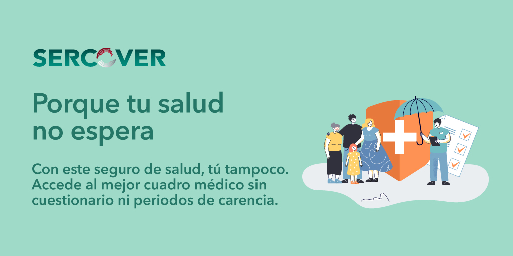 SERCOVER's tweet photo. Te ayudamos a acceder al seguro de #salud más completo para a ti y tu familia, con compañías líderes como Cigna, Mapfre, DKV, Adeslas o Sanitas.

Conoce tus opciones de seguro y descuentos contactando con nosotros👇
https://t.co/ehpkIKqQae https://t.co/r075pyFe33