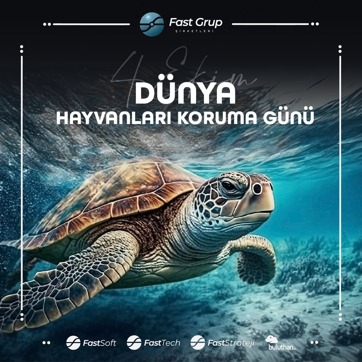 fastsoftbilisim's tweet photo. 4 Ekim Hayvanları Koruma Günü Kutlu Olsun!

Hayatımızı güzelleştiren dostlarımızın haklarını bir gün değil her gün korumamız gerekiyor. Unutmayalım ki güzel bir yaşam her canlının hakkıdır.

#4EkimHayvanlarıKorumaGünü https://t.co/LwAZB4LeCq