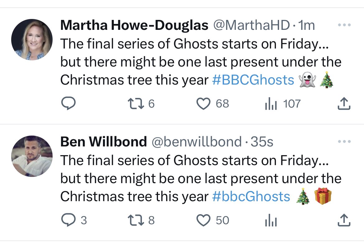 Ooooh 👻 #BBCGhosts