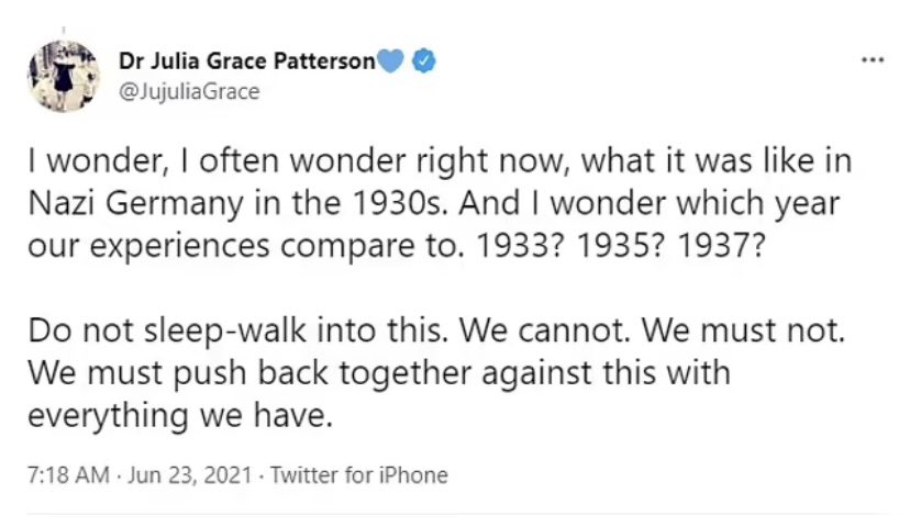 Dr Julia Grace Patterson💙 tweet media